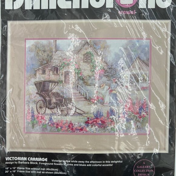 Dimensions Crewel Victorian Carriage 16 x 12 - Picture 3 of 5